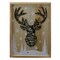 Northlight Lighted Wood Framed String Art Reindeer Head Christmas Wall Hanging - 15.75"
